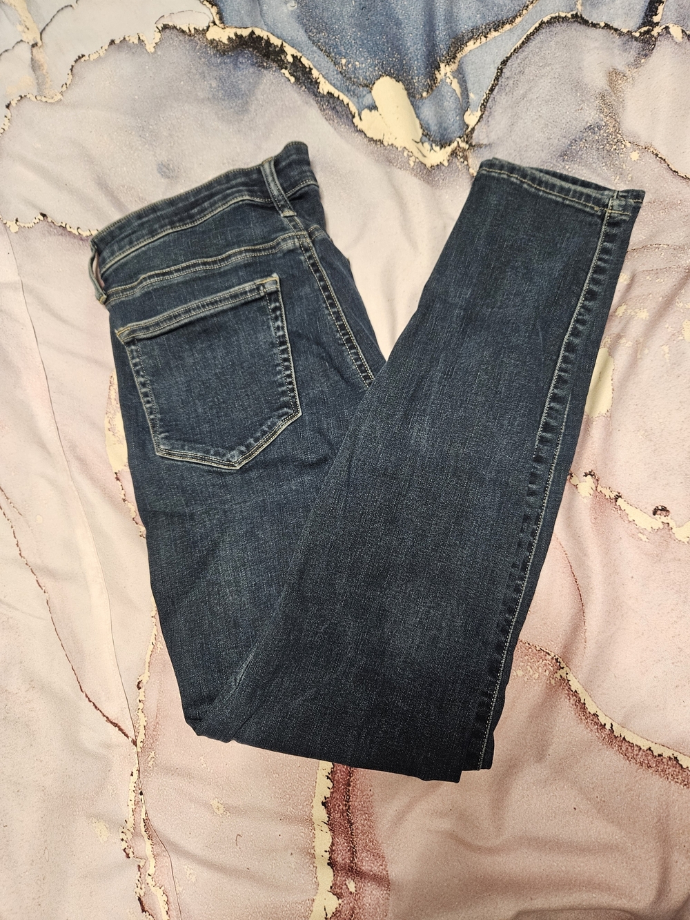Lucky Brand Women's Dark Blue Skinny Jeans